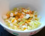 一歳離乳食　野菜いっぱいあんかけうどん作り方1写真
