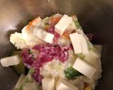 お洒落にチェンジ 市販のポテトサラダ作り方2写真