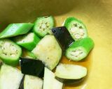 全てレンジ鶏胸肉なすオクラの梅甘酢あん煮作り方11写真