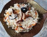 貴女風味で松茸の炊き込みご飯作り方5写真