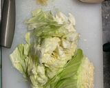 塩辛キャベツ炒め作り方1写真