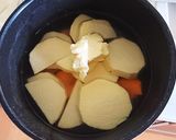 人参とさつまいもの甘煮作り方2写真