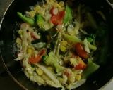 残り物サラダのパスタ作り方5写真