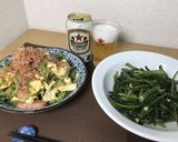 台湾料理屋の味！空芯菜の青菜炒め作り方4写真