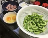 肉無し！　簡単ゴーヤチャンプル作り方4写真