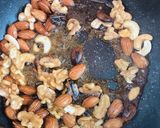 ナッツの蜂蜜炒めお菓子　おやつ作り方3写真