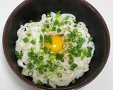 手打ち　釜玉うどん作り方3写真