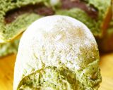 粒あん抹茶三つ編みあん食パン（HB生地）作り方29写真