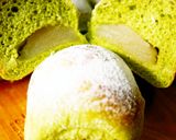 粒あん抹茶三つ編みあん食パン（HB生地）作り方35写真