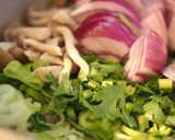 手軽に食べられるサラダ味噌すーぷ作り方1写真
