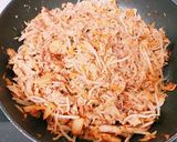 週末に食べたい豚キムチ炒め作り方5写真