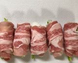 豚肉の野菜巻き揚げ作り方3写真