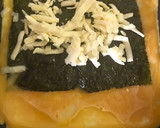 我流☆韓国のりとチーズの卵焼き作り方3写真