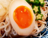 卵の殻がつるん♪めんつゆで簡単⭐半熟味玉作り方10写真