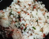ちりめんじゃこと梅シソの炒めご飯作り方4写真