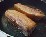 ぱんぽこ家の豚の角煮（濃いめ）作り方1写真