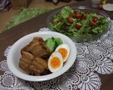 ぱんぽこ家の豚の角煮（濃いめ）作り方6写真