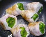 簡単！まるごとピーマンの肉巻き作り方3写真