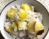 土鍋ご飯　簡単　いもご飯作り方7写真