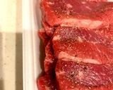 牛焼き肉用でさっぱりサルサ風に作り方2写真