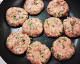 肉だんご(つくね)＆厚揚げの炒めもの♡作り方3写真