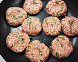 肉だんご(つくね)＆厚揚げの炒めもの♡作り方3写真