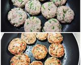 肉だんご(つくね)＆厚揚げの炒めもの♡作り方4写真