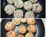 肉だんご(つくね)＆厚揚げの炒めもの♡作り方4写真