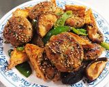肉だんご(つくね)＆厚揚げの炒めもの♡作り方8写真