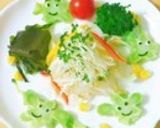 サラダにちょこっとワカメ(*^^)v作り方35写真