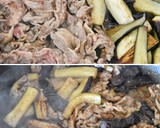 なすと牛肉の甘辛生姜炒め【作り置き】作り方3写真