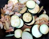 鶏肉と茄子のピリ辛照り焼き作り方4写真
