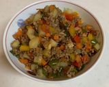 挽き肉と野菜の宝石箱作り方10写真