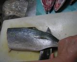 いなだ（ぶりの小さいの）の三枚おろし作り方14写真