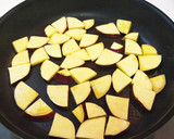 さつまいもと挽肉の甘辛炒め作り方3写真