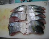 いなだ（ぶりの小さいの）の三枚おろし作り方17写真