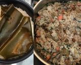 鮭と茸の大葉のかやく御飯作り方7写真