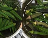 牛肉とオクラといちじくのバルサミコ酢和え作り方1写真