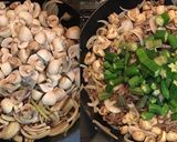 牛肉とオクラといちじくのバルサミコ酢和え作り方5写真
