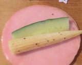 ヤングコーンときゅうりのマヨ炒めハム巻き作り方5写真