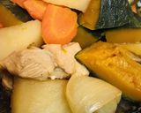 鶏むね肉と根菜＆カボチャのあまから煮作り方4写真