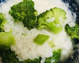やわらかブロッコリーのチーズ粥作り方3写真