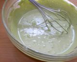 *抹茶チーズケーキ on 緑茶タルト*作り方8写真