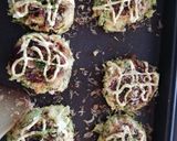 おから、豆苗入りお好み焼き作り方4写真