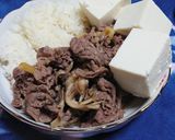 牛肩ロースのしぐれ煮すき焼き風丼作り方6写真