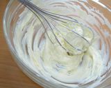 *抹茶チーズケーキ on 緑茶タルト*作り方6写真