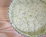 *抹茶チーズケーキ on 緑茶タルト*作り方5写真