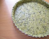 *抹茶チーズケーキ on 緑茶タルト*作り方4写真