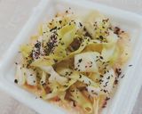 ダイエットに＊ゆかり酢キャベツ乗せ酢納豆作り方2写真