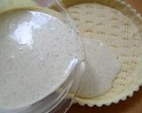 ほうじ茶チーズケーキ on きびタルト♪作り方8写真